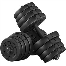 30KG Dumbbells Adjustable Gym Hand Weights for Home Gym Fitness Set of 2
