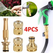 4x Brass Garden Hose Pipe