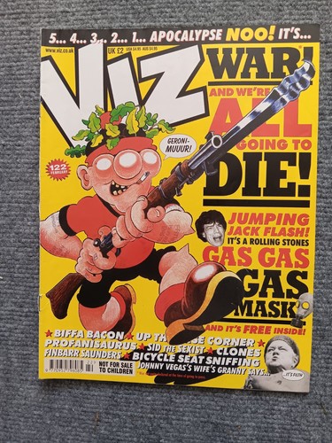 Viz comic issue - viz, 122