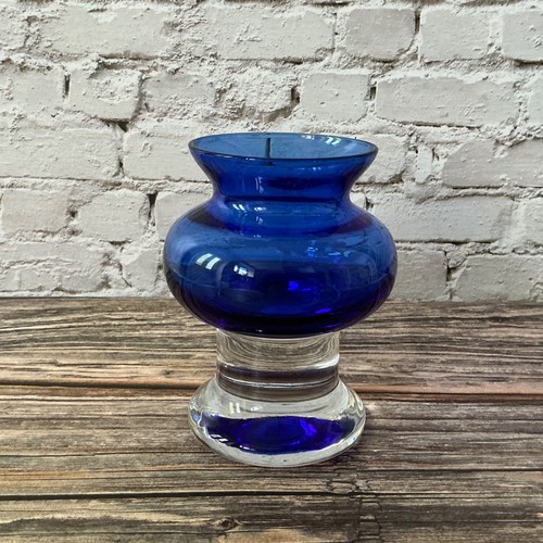 Cobalt blue heavy glass - blue,