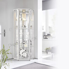 HOME Corner Glass Display Cabinet - From DISPLAYCABINETSUK - 4/7 Shelf