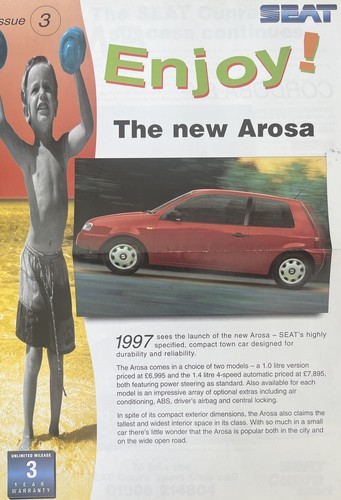 Seat large brochure 1997 - large, uk
