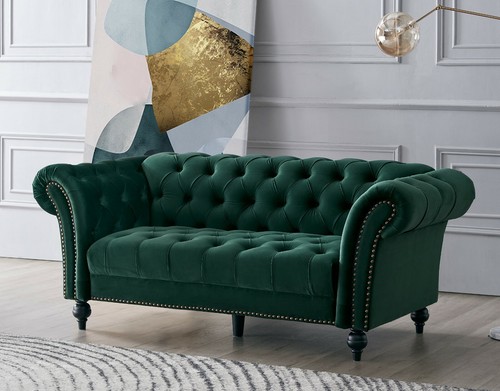 Curved chesterfield sofa - chesterfield,
