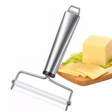 Stainless Steel Wire Cheese Slicer Adjustable Thickness Cheese Cutter Kitchen