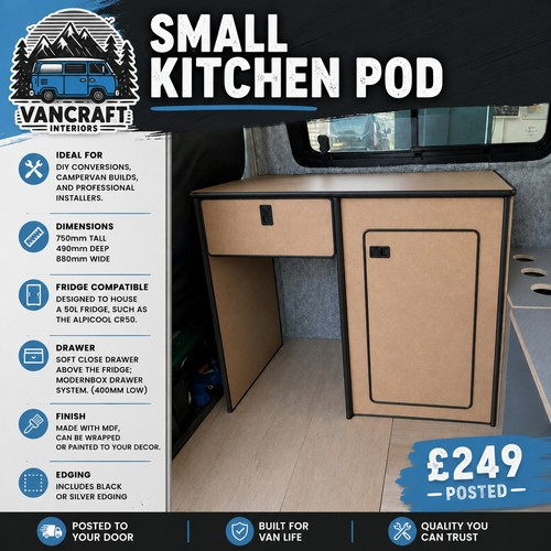 Campervan pod kitchen flat - campervan,