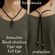 Evil Eye Pendant Necklace –
