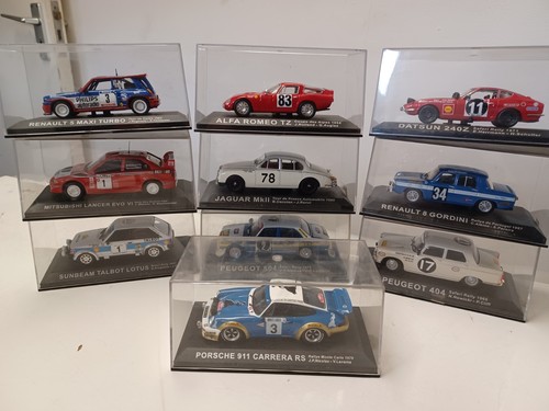 Model rally cars - 10,