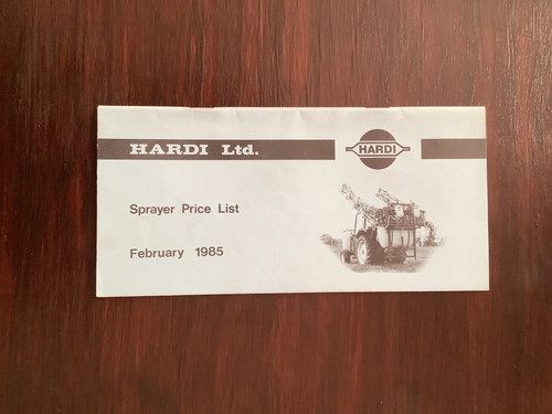 Hardi ltd sprayer price list - hardi,