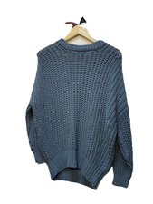 Babaa Blue Jumper 100% Spanish Cotton Natural Fibres One Size