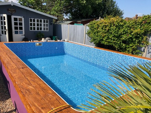 Swimming pool diy self build - swimming,