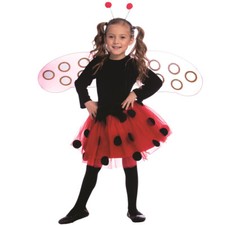 Dress Up America Ladybug Dress Costume Set For Girls - Dress Up Set for Kids