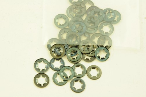 Star lock axle - 5/16", washers