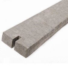 2.885m Plain Concrete Gravel Board - Minimum Order Of 5 - Check Delivery Area
