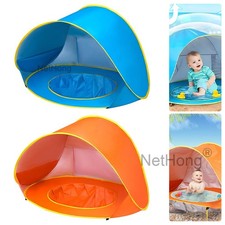 Baby Beach Tent with Pool Pop Up Shade Tent Infant Baby Beach Sun Shade Pool