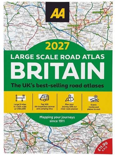 Large scale road atlas - large,