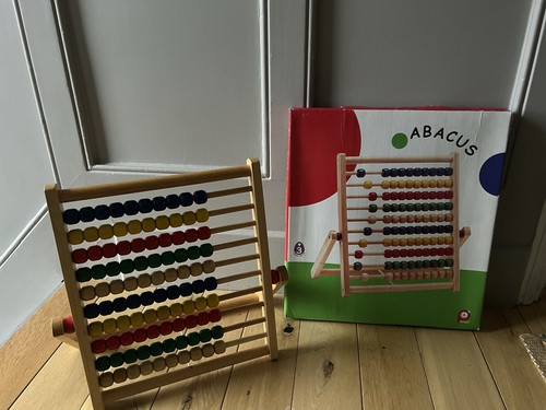 Wooden abacus - wooden,