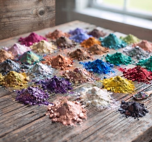 Mica powder cosmetic pigment - mica,