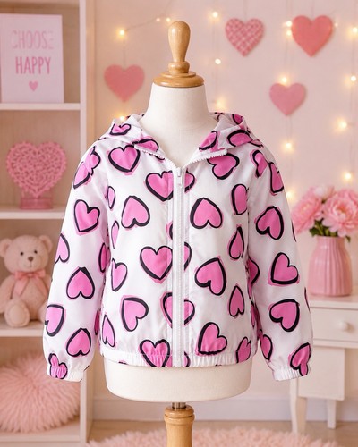 Baby girls pink heart - girls,