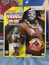 WWF Hasbro Kamala Series 7 – Mint on Card (MOC) + Protective Case