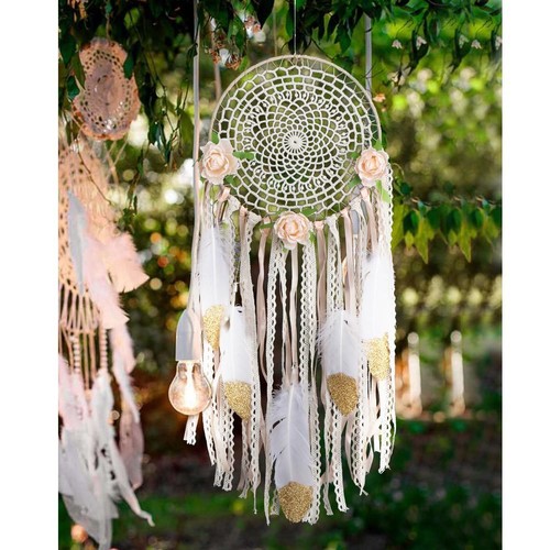 Large boho dream catcher diy - boho,