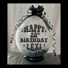 Celebration Money Balloon Kit/Free Personalisation/Gift/Stuffing balloon/pop me