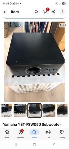 Yamaha yst fsw050 subwoofer - yamaha,