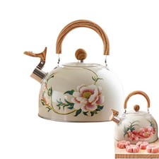 Floral Enamel Tea Kettle