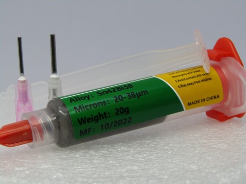 Bga syringe tin solder paste - syringe,