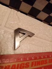 USED 3D "A” Letter Badge Range Rover - Matte Silver