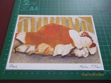 ERIKA OLLER PILLOWS BLANK GREETING CARD *UNWRAPPED/NO ENVELOPE - READ*