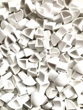 Genesis Corner Pieces 10mm White Plastic Tile Trim External Corner ETR 