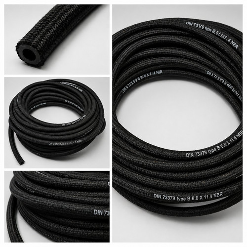 Cotton braided rubber fuel - cotton,