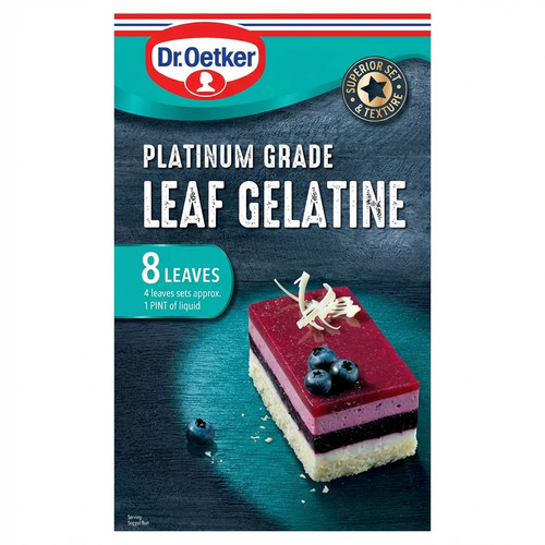 Oetker gelatine leaf - gelatine,