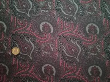 VINTAGE remnant PAISLEY  Liberty of London JUBILEE fabric approx 90 x 27 cm 