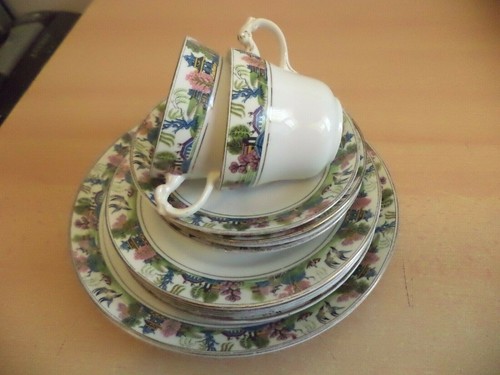 Oriental willow patt s - patt, wh&s