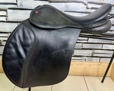 17 1/2” XW Jeffries Falcon Hawk Event Cob GP Saddle - Black