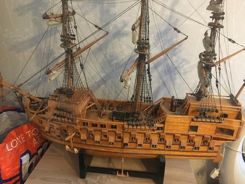 Matchstick model hms - matchstick, of
