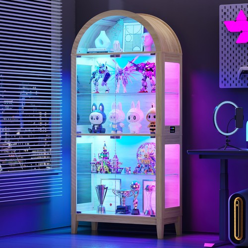 Arched display cabinet - cabinet, with