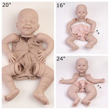DIY Realistic Reborn Doll Kits Unpainted Baby Mold Vinyl Silicone Newborn Kit UK