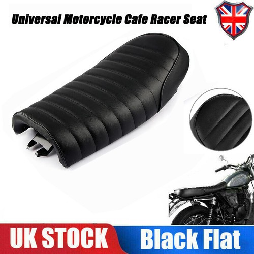 Motorcycle seat flat brat hump - flat,