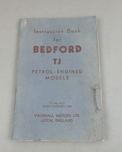 Instruction book for - for, bedford