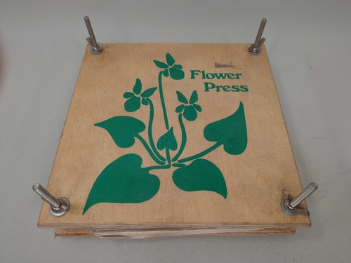Vintage wooden flower press - wooden,