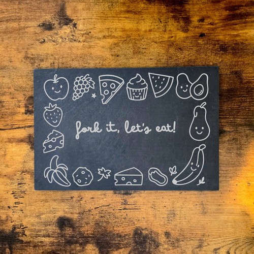 Slate placemats set - set, of