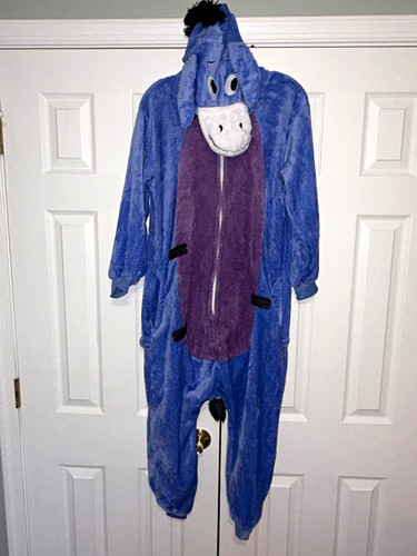 Eeyore hooded zip one piece - up,