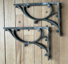 Original Antique Cast Iron Sink Corbel Shelf Bracket Stambach & Love Patent 1880