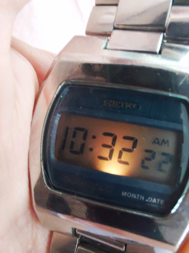 Vintage seiko 0439 4009 lcd - vintage,