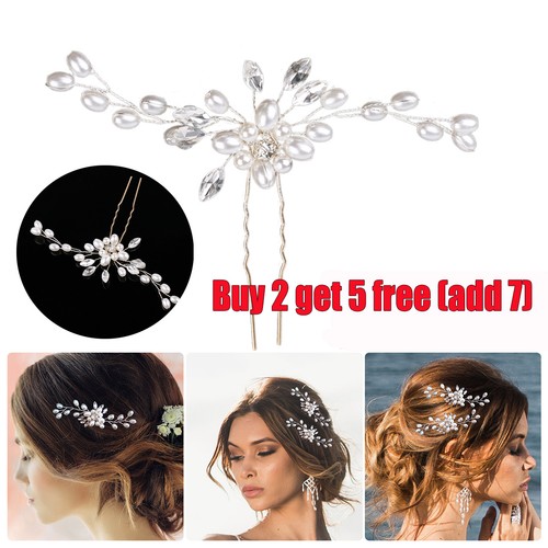 Flower wedding hair pins - hair, for