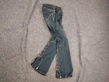 Vintage Hysteric Glamour Blue Faded l.g.b. Style Flared jeans Y2K Style