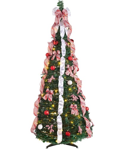 Pre lit christmas tree pop - pre-lit, pop-up