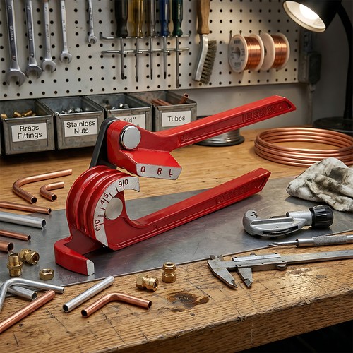 Lever pipe tube bender - in,